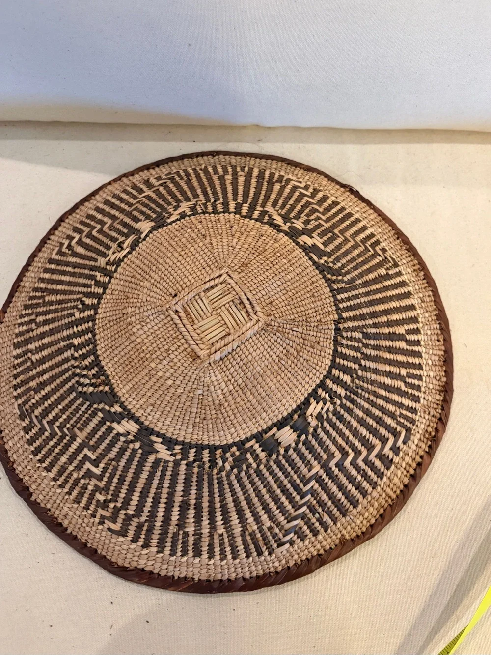 One of a Kind! NEW Woven Basket. Made by Binga people of Zambia Zimbabwe Africa